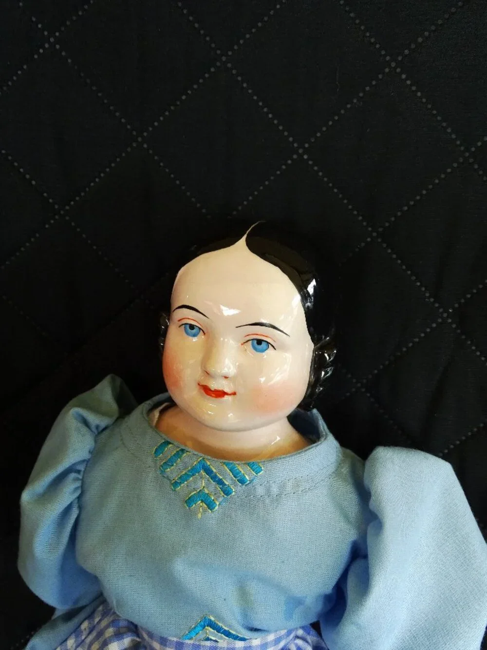 Beautiful Antique Porcelain Doll Fully Dressed 20